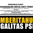 Follow Kepada Yth seluruh : 1. Jajaran Pengurus Pusat 2. Pengurus Perwakilan Pusat, Pengurus DKP, 3. Pengurus Cabang, Cabang Khusus, Komisariat, Ranting, Rayon, Dan 4. [&hellip;]