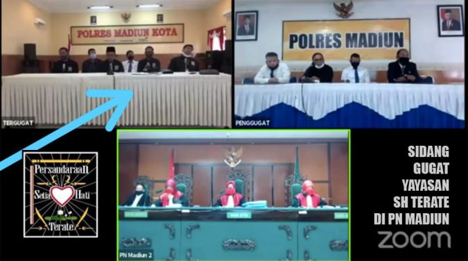 Sidang putusan sengketa Yayasan SH Terate