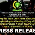 Pengadilan Tinggi Jawa Timur di Surabaya (selanjutnya PT Surabaya) akhirnya menolak permohonan banding para penggugat dalam perkara Nomor: 34/Pdt.G/2019/PN Madiun (Putusan N.O) melalui Putusan Nomor [&hellip;]