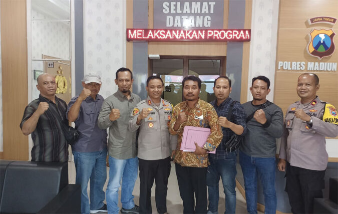 Kapolresta Madiun Kota dan Biro Hukum PSHT