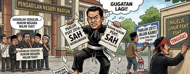 Fenomena adanya warga PSHT yang mengingkari badan hukum yang sah secara negara dan menolak hasil Parapatan Luhur (Parluh) 2016 dapat dianalisis secara mendalam melalui kacamata [&hellip;]